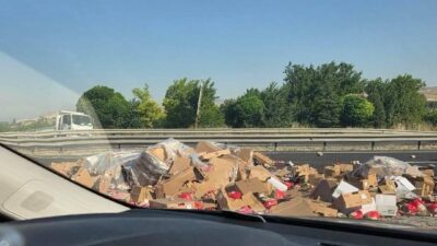 Eskişehir-Ankara kara yolu üzerinde sabah saatlerinde meydana gelen bir kaza