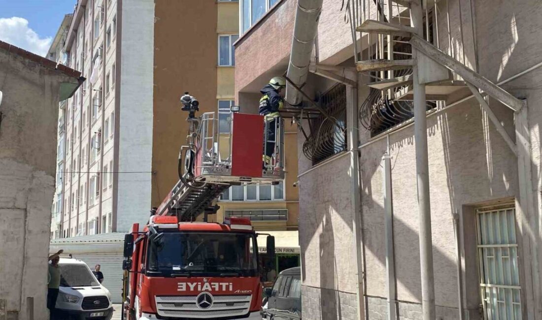 Eskişehir’de Akçağlan mahallesinde bulunan bir fırında meydana gelen yangın çevrede