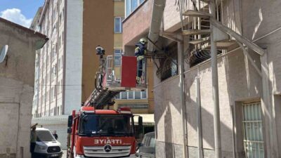 Eskişehir’de Akçağlan mahallesinde bulunan bir fırında meydana gelen yangın çevrede