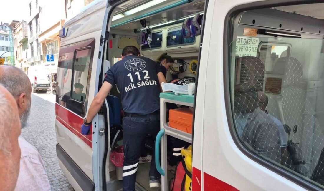 Eskişehir’de bir hamamda yaşlı bir adamın kalbinin durması sonucu ambulans