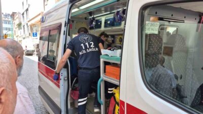 Eskişehir’de bir hamamda yaşlı bir adamın kalbinin durması sonucu ambulans