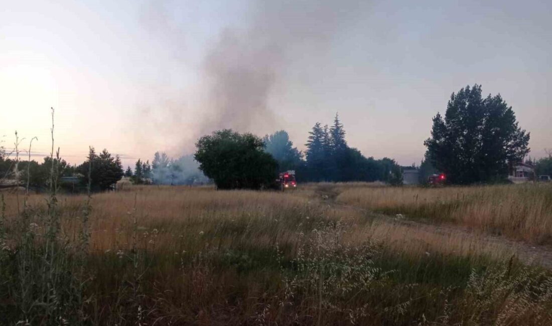 Eskişehir’de çıkan yangın, itfaiye ekipleri tarafından kontrol altına alındı. Olay,