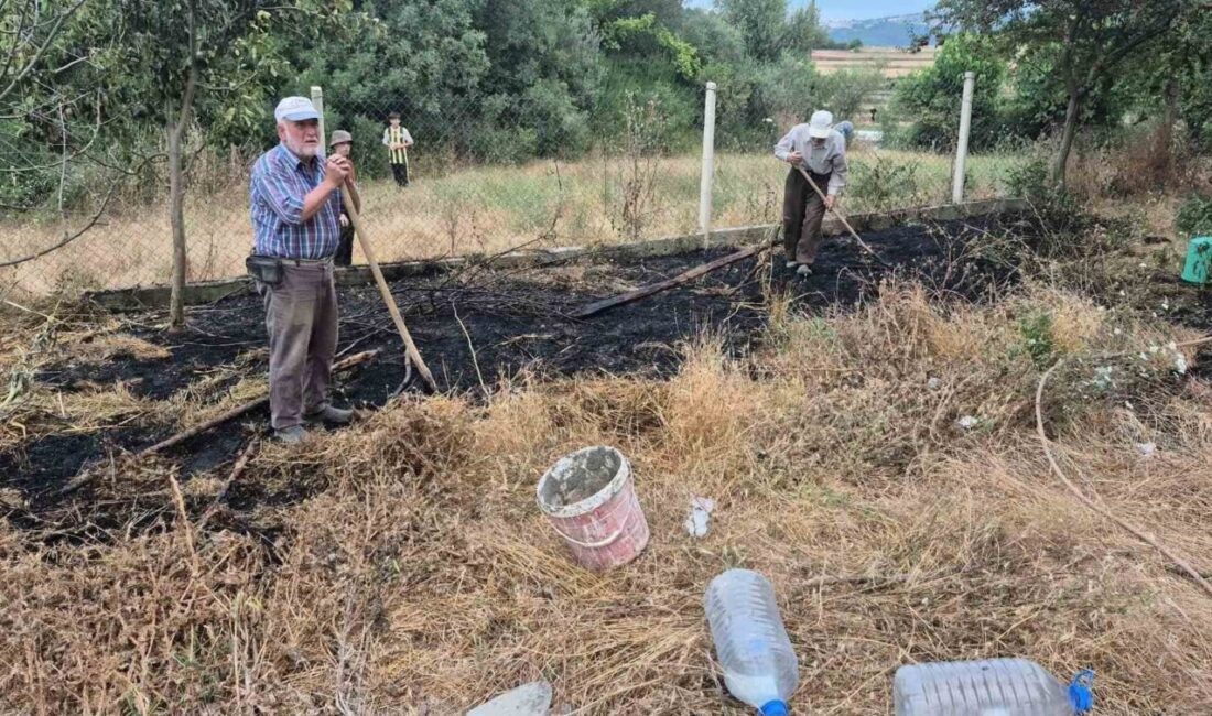 Osmaneli ilçesindeki bir evin bahçesinde çıkan yangın panik yarattı. Orhaniye