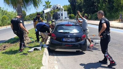 Kütahya’dan sevgilisine evlenme teklif etmeye giden bir sürücü, Antalya’nın Manavgat