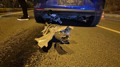 Tekirdağ’ın Süleymanpaşa ilçesinde meydana gelen trafik kazasında, bir kadın sürücü