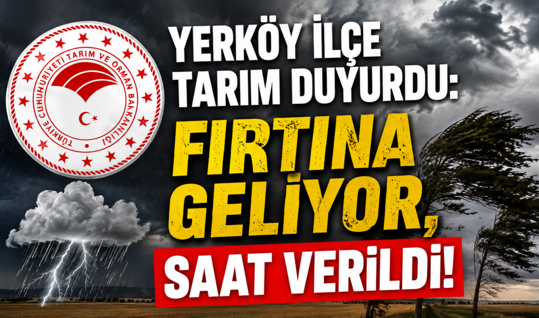 Meteoroloji ve İlçe Tarım Müdürlüğü’nden Vatandaşlara ve Çiftçilere Tedbir Çağrısı