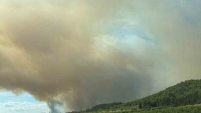 Fransa’da Herault ve Aude bölgeleri arasında çıkan orman yangınında 900