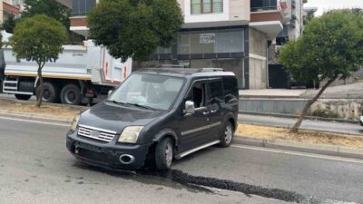 Samsun’un İlkadım ilçesinde iddia edilen bir durumda, freni boşalan hafif