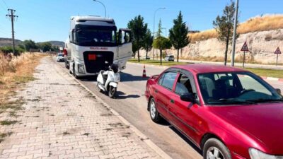 Kütahya’nın Tavşanlı ilçesinde meydana gelen trafik kazasında, gaz yüklü bir
