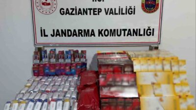 Gaziantep’te jandarma ekipleri tarafından gerçekleştirilen operasyonda, 1 milyon 150 bin