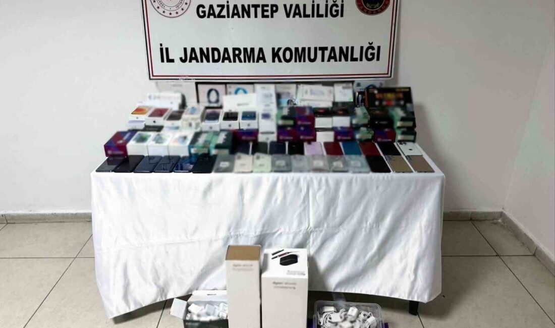 Gaziantep’te gerçekleştirilen bir operasyonda, jandarma ekipleri tarafından 1 milyon 550