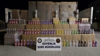 Gaziantep’te, Kaçakçılık ve Organize Suçlarla Mücadele Şube Müdürlüğü ekipleri tarafından