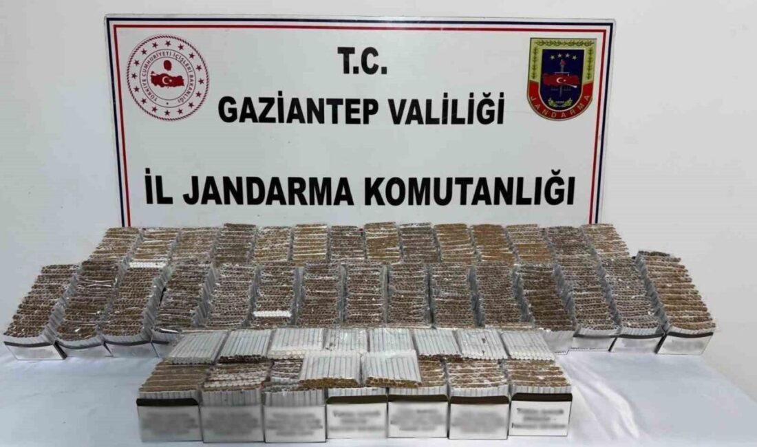 Gaziantep’te jandarma ekipleri tarafından gerçekleştirilen operasyonlarda kaçakçılıkla mücadele kapsamında 3