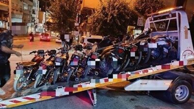 Gaziantep’te, motosiklet denetimlerinde 208 sürücüye toplamda 3 milyon 907 bin