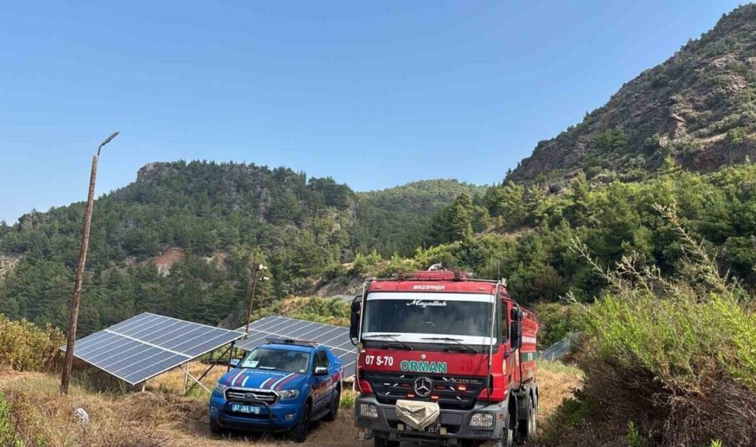 Gazipaşa ilçesindeki Zeytinada Mahallesi’nde meydana gelen örtü yangını, hızlı bir