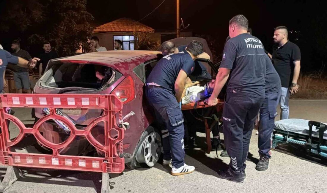 Gazipaşa ilçesinde meydana gelen trafik kazasında 4 kişi yaralandı. Kaza,
