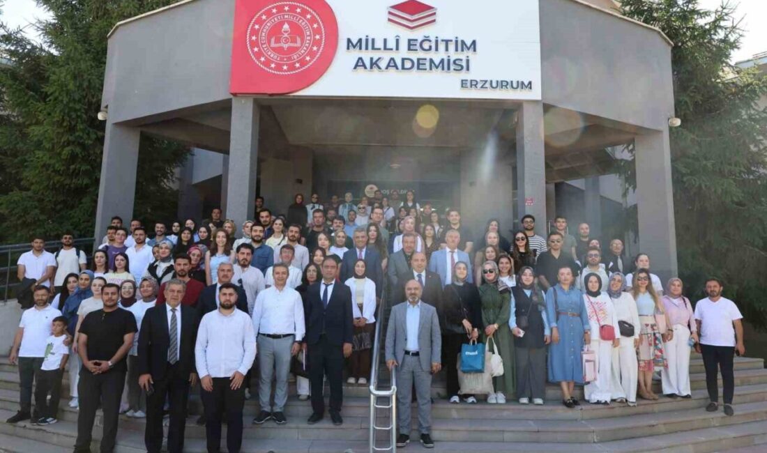 Erzurum Millî Eğitim Akademisi’nde eğitim alan öğretmen adayları, Millî Eğitim