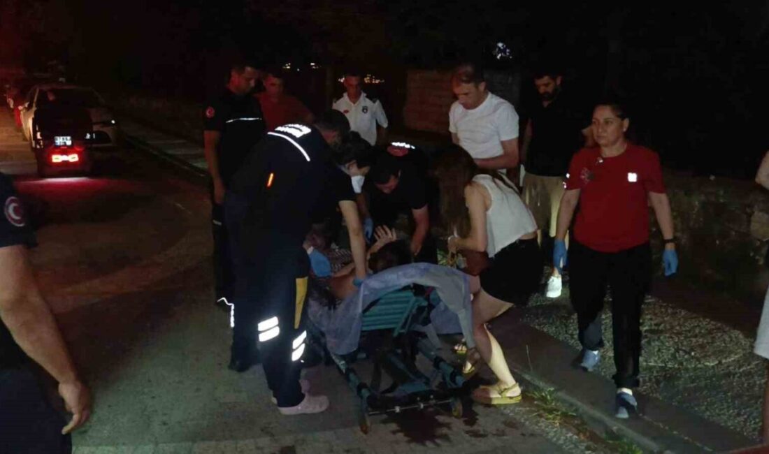 Antalya’da, bir kadının ayağı mazgala sıkıştıktan sonra yardım çağrıları üzerine
