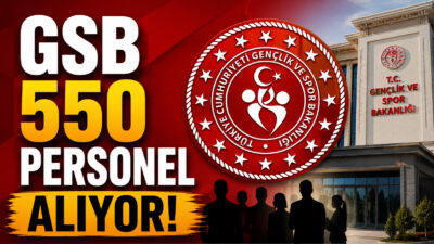 Gençlik ve Spor Bakanlığı, taşra teşkilatında görevlendirilmek üzere 657 sayılı
