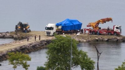 Giresun sahilinde yaşanan olayda, Sahil Güvenlik Komutanlığı’na ait bir botun