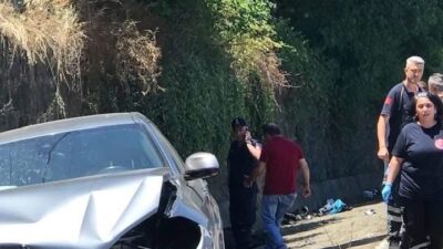 Bulancak ilçesinde meydana gelen trafik kazasında 79 yaşındaki bir motosiklet