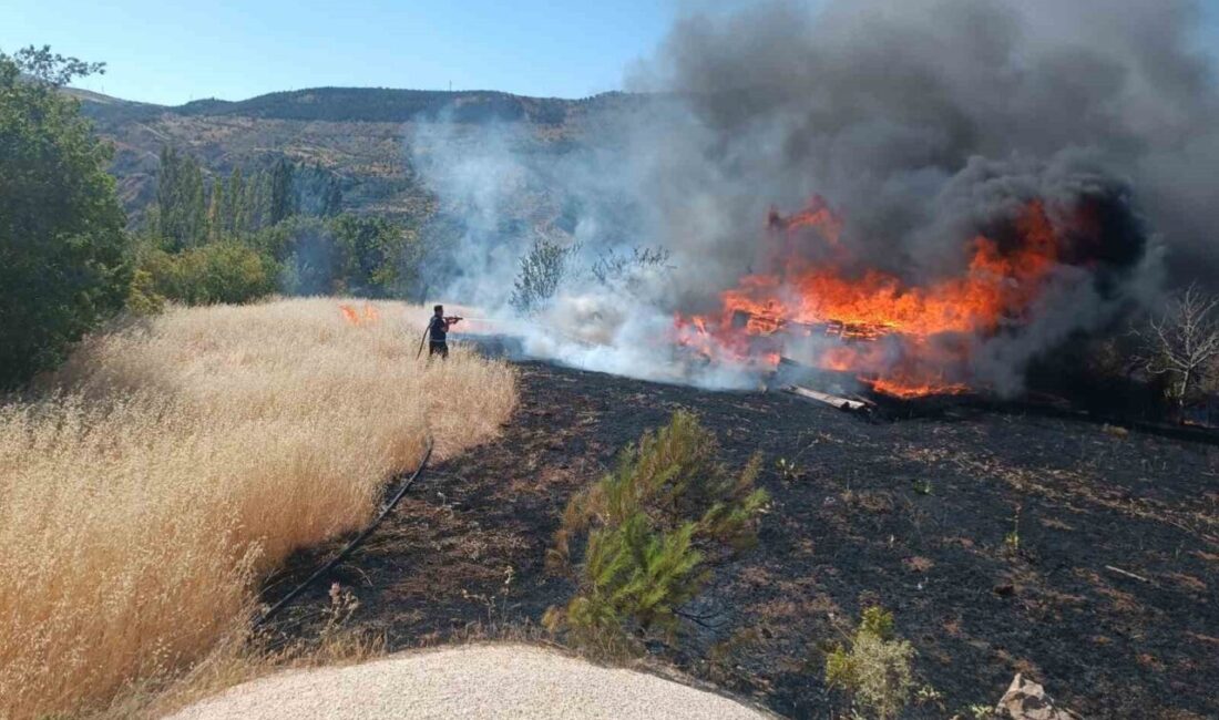 Adıyaman’ın Gölbaşı ilçesindeki bir örtü yangını, Ak Toprak köyünde söndürüldü.