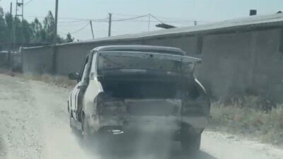 Eskişehir’de bulunan Muttalip Yolu’nda ilginç bir olay yaşandı. Gövdesi dökülmüş