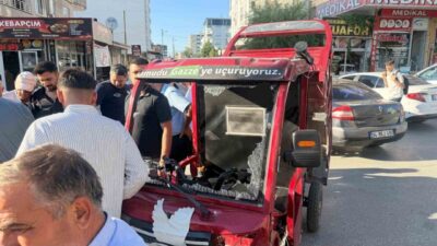 Kahta ilçesinde meydana gelen trafik kazasında, bir kişi yaralandı. Ele