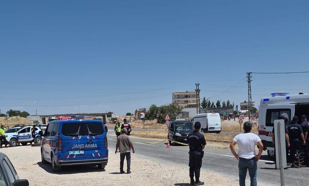 Kahta ilçesinde meydana gelen trafik kazasında, bir yayaya hafif ticari