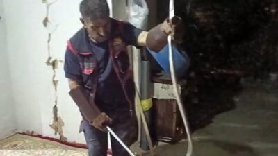 Hakkari’de hava sıcaklıklarının yükselmesiyle birlikte yılanların yerleşim bölgelerinde sıklıkla görülmesi