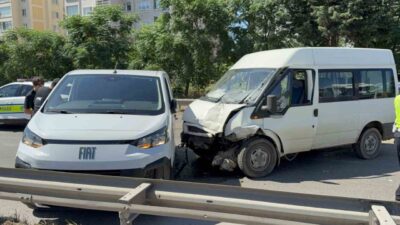 Samsun’da meydana gelen trafik kazasında, hamile bir kadının hastaneye yetiştirilmesine