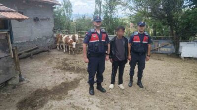 Yozgat’ta hayvanlarını kaybeden bir çiftçiye Jandarma ekipleri yardım etti. Kadışehri