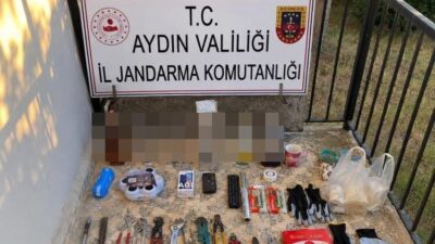 Bozdoğan ilçesinde gerçekleşen hırsızlık olayında, 2 şüpheli, evden çıkarken suçüstü