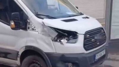 Iğdır şehir merkezinde Rıza Yalçın Caddesi’nde meydana gelen trafik kazasında,