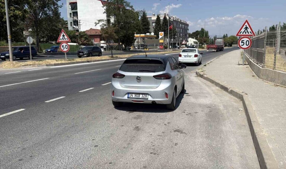 Eskişehir’de meydana gelen trafik kazasında, görevli polis memurlarına zorluk çıkaran