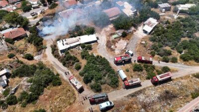 Antalya’da, Kepez İlçesi Kazım Karabekir Mahallesi’nde bulunan bir barakada inşaat