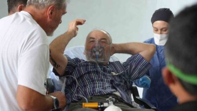 Antalya’da devam eden bir inşaat projesinde, bodrum katına boya malzemeleri