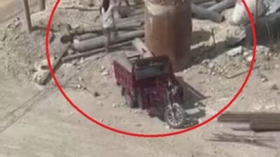 Antakya ilçesinde, Köprübaşı’nda bir inşaat alanından demir boru çalan 1