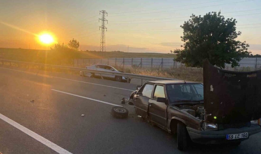 Edirne’nin İpsala ilçesinde meydana gelen trafik kazasında bir kişi ağır