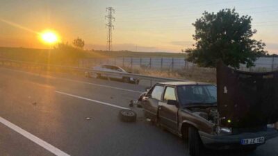 Edirne’nin İpsala ilçesinde meydana gelen trafik kazasında bir kişi ağır