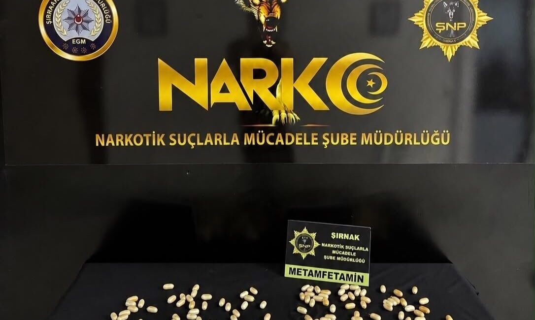 Şırnak’ta, İran vatandaşı olan iki şüphelinin karınlarında 151 parça halinde