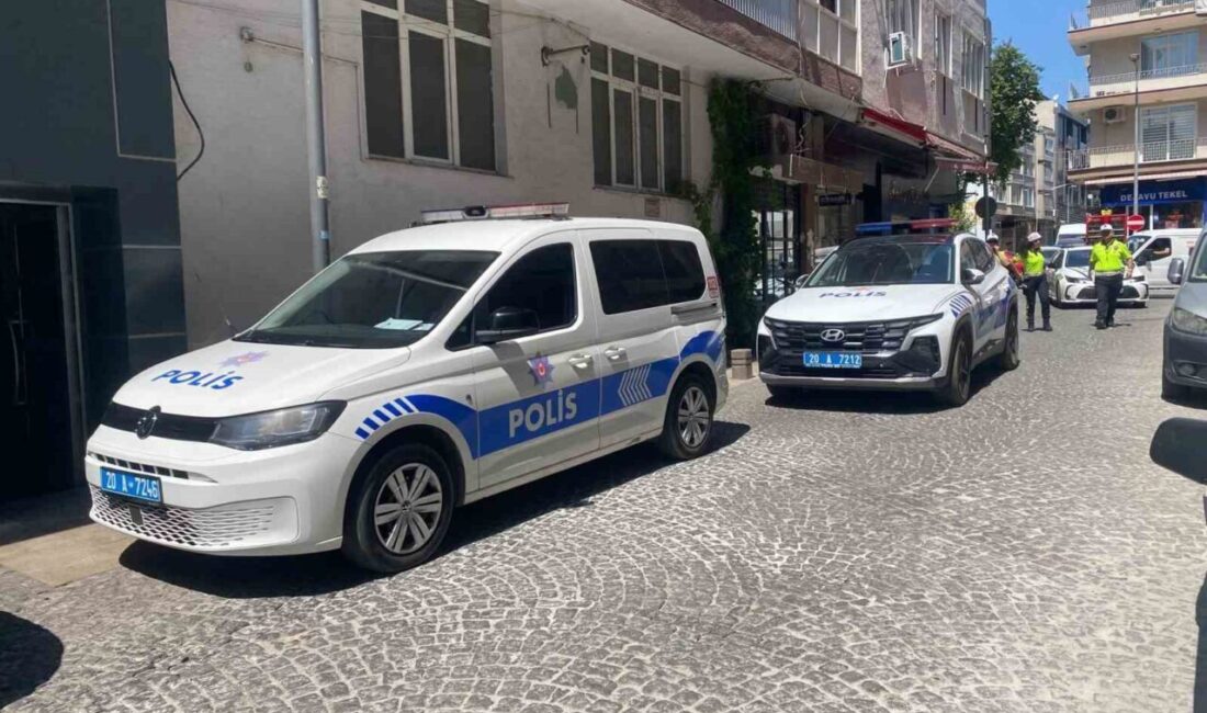 Denizli’de bir iş yerine gitmekte olan esnaf, ani bir rahatsızlık