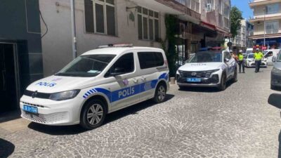 Denizli’de bir iş yerine gitmekte olan esnaf, ani bir rahatsızlık