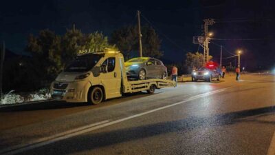 Yalvaç, Isparta ilçesinde bir otomobil ile çarpışan bir motosiklet sürücüsü
