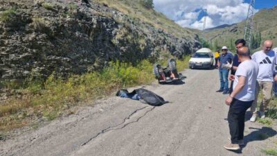 Erzurum’un İspir ilçesinde meydana gelen bir trafik kazasında, Adem Çelik