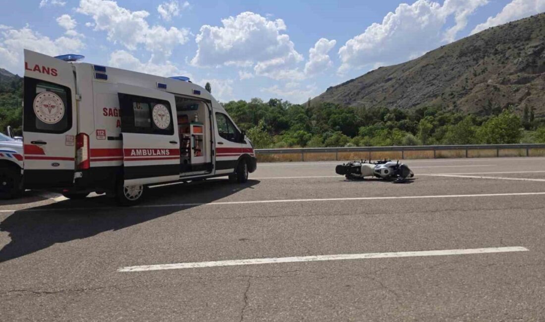 Erzurum’un İspir ilçesinde meydana gelen trafik kazasında bir kişi hafif