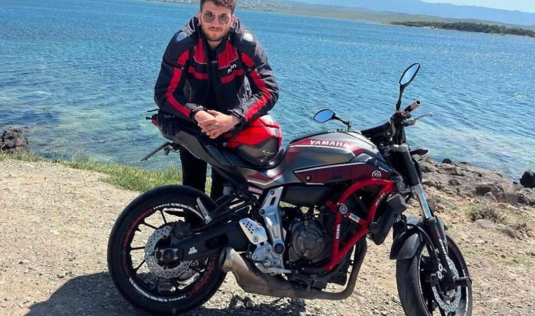 İzmir’in Aliağa ilçesinde, motosiklet sürücüsü 24 yaşındaki Akif Emre Yavuz