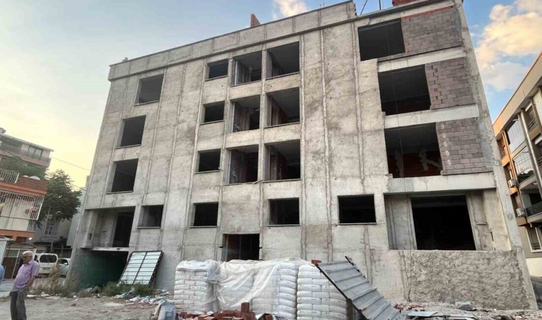 İddialara göre, İzmir’in Karşıyaka ilçesinde bir müteahhidin, henüz tamamlanmayan bir