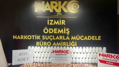 Ödemiş ilçesinde gerçekleştirilen uyuşturucu tacirlerine yönelik operasyonlar kapsamında, gözaltına alınan
