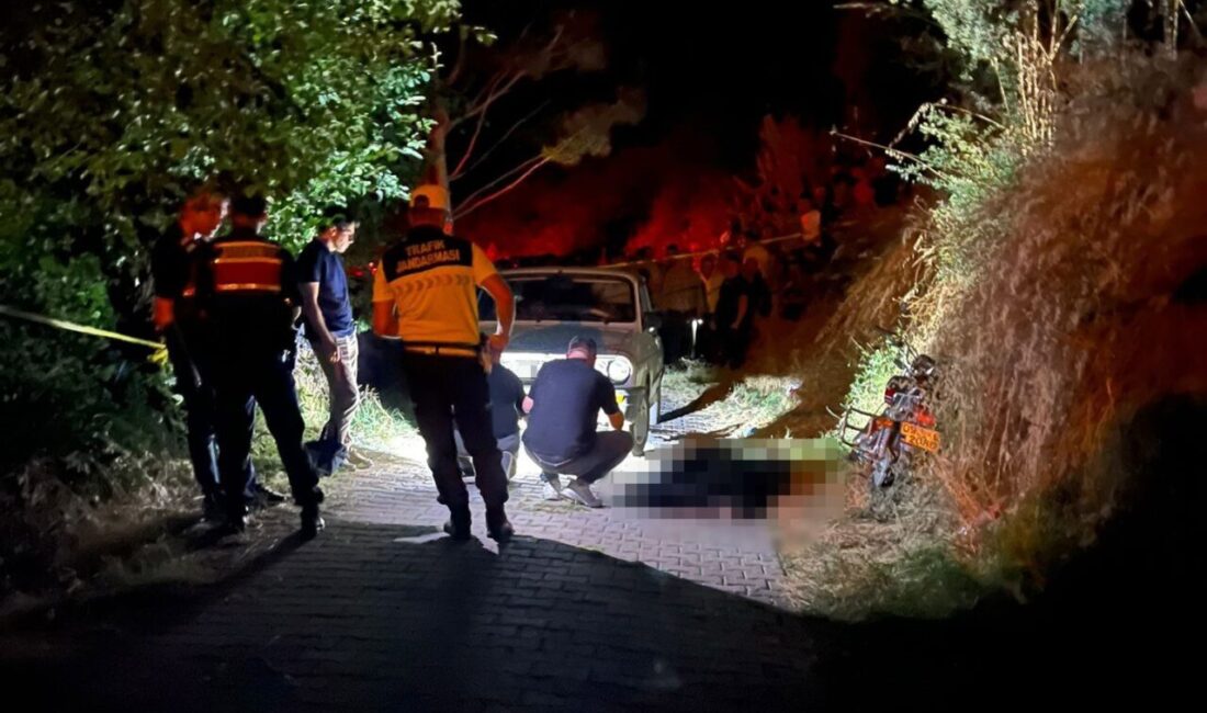 Aydın’ın Bozdoğan ilçesine ziyarete gelen bir uzman çavuş, meydana gelen
